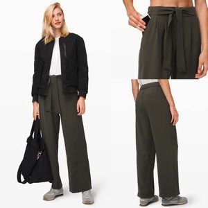 Lululemon Dark Olive Noir Pants Size 4